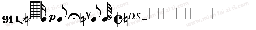 91 LinotypeUnivers Cond字体转换